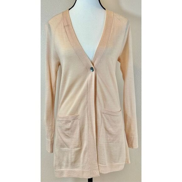 Eileen Fisher 100% Merino Wool Button Front Sweater Cardigan Women's XS - Picture 1 of 12